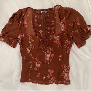 Reformation ‘Delevan’ Top 🤎